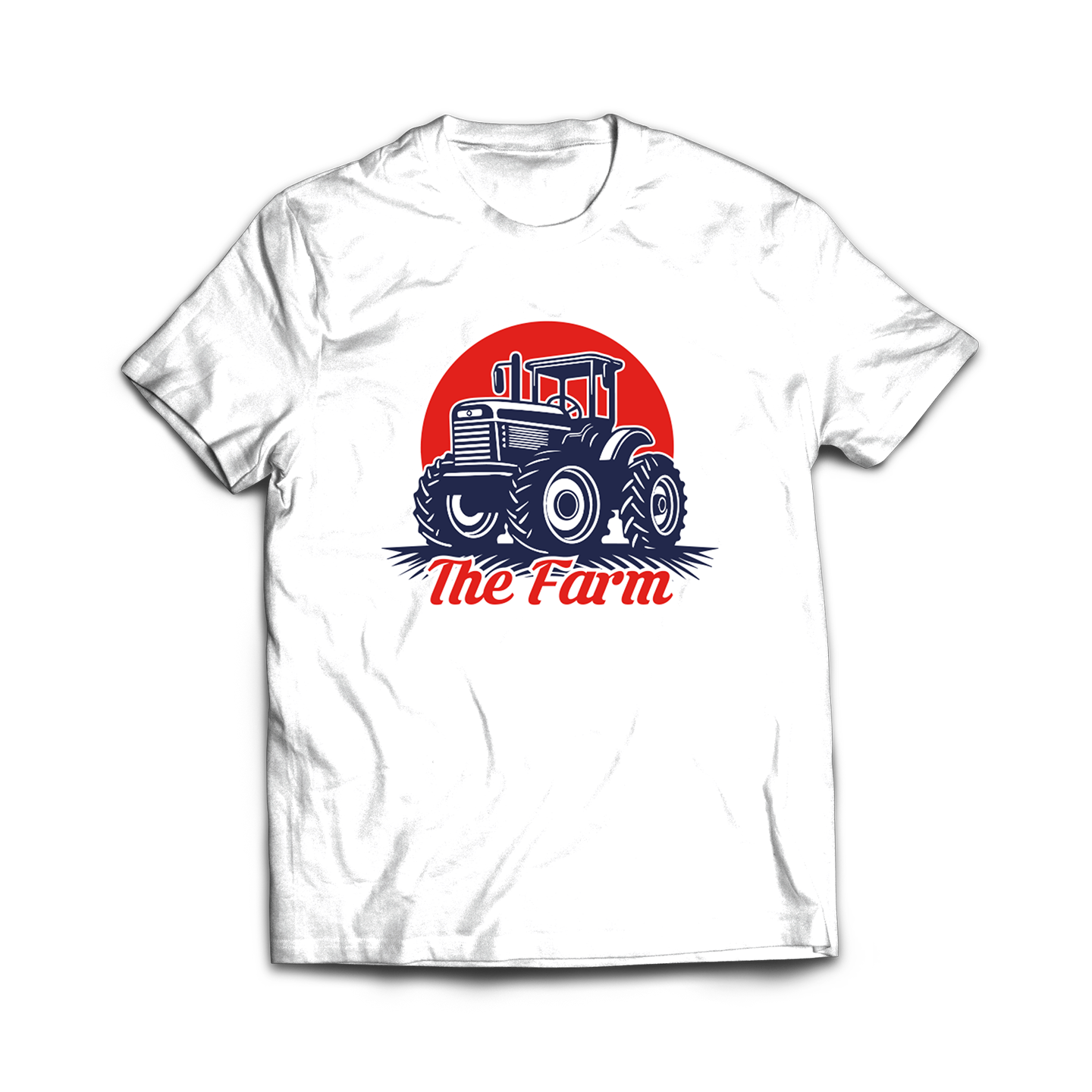 The Farm - White Logo Tshirt
