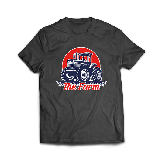 The Farm - Balck Logo Tshirt