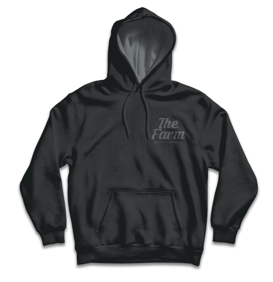 The Farm - Black Pullover Hoodie